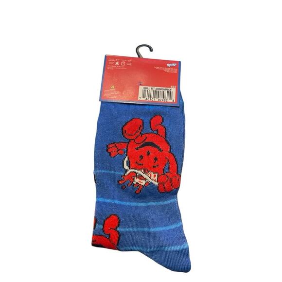 Kool-Aid Men's Novelty Crew Socks 1 Pair Shoe 6-12, Kool Aid Pitcher - Picture 2 of 2
